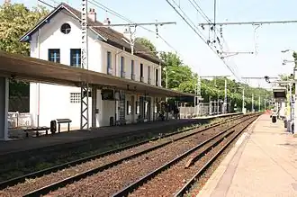 La gare d'Évry-Val-de-Seine.