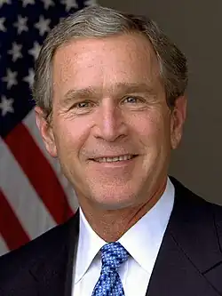 George W. Bush (républicain) (2001-2009) 6 juillet 1946 (79&nbsp;ans)