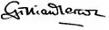 Signature de Gillian Merron