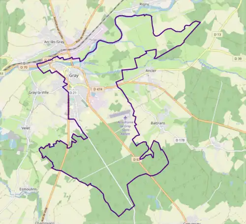 Carte OpenStreetMap.