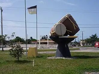 Drums of Our Fathers Monument.