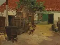 À la ferme.