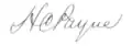 Signature de Henry C. Payne