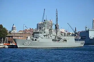 illustration de HMAS Stuart (FFH 153)