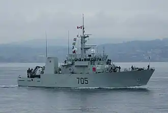 NCSM Whitehorse (MM 705).