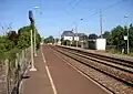 La halte ferroviaire de Servon-sur-Vilaine.