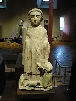 Statue de saint Mathurin.