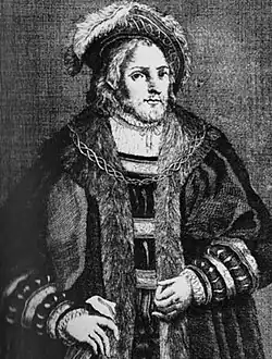 Son grand-père Henri XVI de Bavière, duc de Bavière-Landshut
