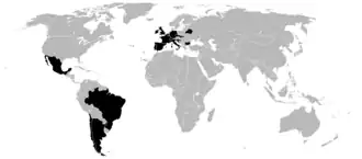 Carte de l'organisation