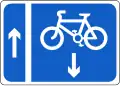 RUS 059 Piste cyclable à contre-courant