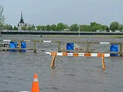 Les inondations du printemps 2011 ont affecté le centre-ville et tous les secteurs en amont