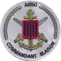 Insigne de l'Aviso Commandant Blaison