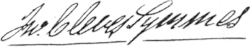 signature de John Symmes