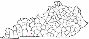 Localisation de Russellville