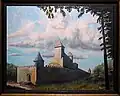 Représentation artistique du château