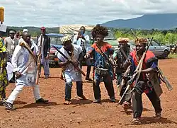 Prestation de danse traditionnelle.