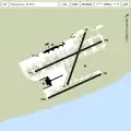Plan de l'aéroport.
