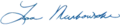 Signature de Lisa Murkowski