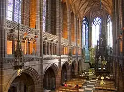 La Dame Chapelle de la cathédrale de Liverpool.