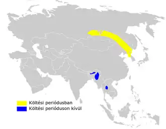 Description de l'image Locustella davidi distribution map.png.
