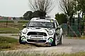 Avec J.Gitsels sur Mini (Countryman Cooper S) au rallye d'Ypres en 2012 (team Logi-technic).