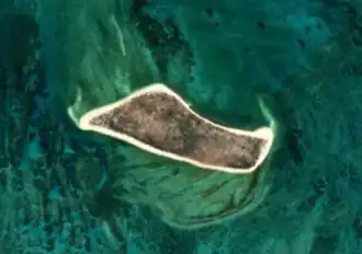 Vue satellite de l'Îlot Loop