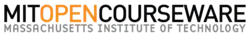 Logo de MIT OpenCourseWare