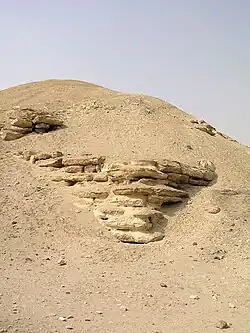 Vestiges de la pyramide