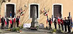 Le monument lors de l'intégration des derniers Morts manquants le 30 mars 2025.