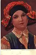 Jeune fille de Uherský Brod