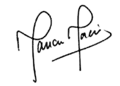 Signature de Mauricio Macri