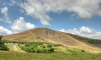 Vue de Mam Tor.