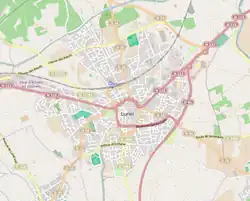 Carte de la ville de Lunel.