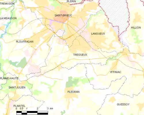 Carte de la commune.