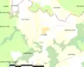 Carte de la commune.