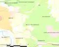 Carte de la commune.
