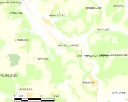 Carte de la commune.