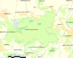Carte de la commune.