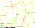 Carte de la commune.