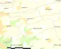 Carte de la commune.