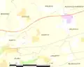Carte de la commune.