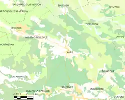 Carte des communes.
