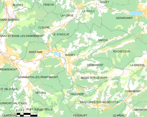 Carte de Vagney