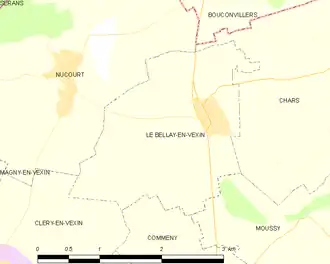 Carte de la commune.