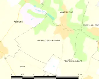 Carte de la commune.