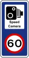 Radar et rappel de la limite de vitesse à 60 km/h