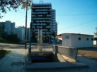 Un accès à la station.