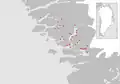 Carte de l'Établissement du Milieu.