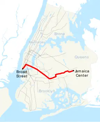 Voir la carte de la ligne.