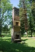 Restes de cheminée, Comté d'Augusta (Virginie, États-Unis)